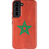 Morocco Flag Distressed Galaxy S22 Pro Case